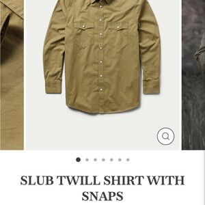 Men's Casual Button Down Shirt in Tan